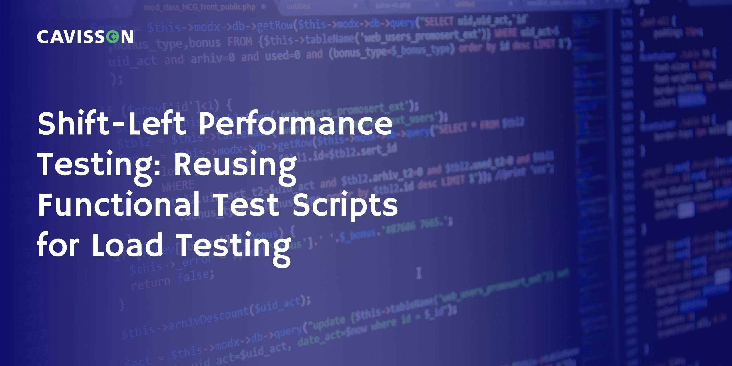 Functional Testing Script Shift-Left Performance Testing: Reusing Functional Test Scripts for ...